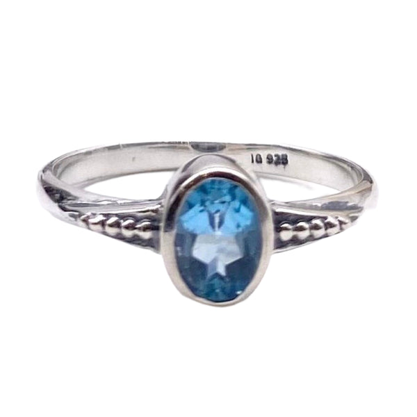 Blue Topaz Ring