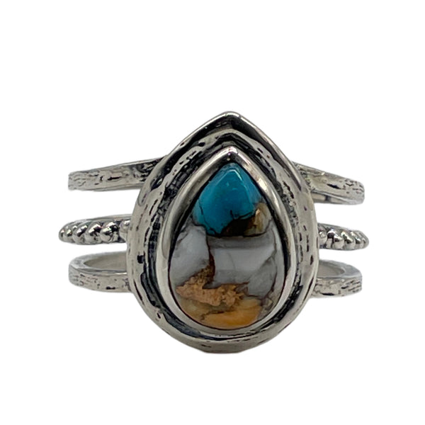 Turquoise Spiny Oyster Ring