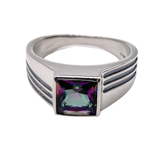 Men's Mystic Quartz Ring