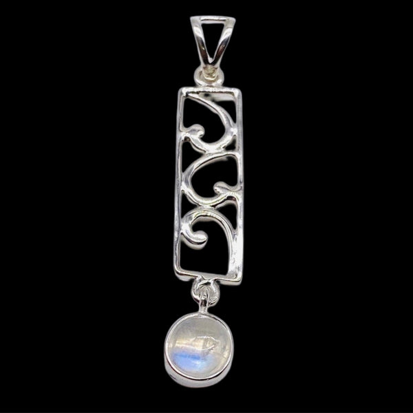 RAINBOW MOONSTONE PENDANT