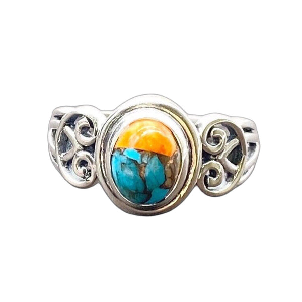 Turquoise Spiny Oyster Ring