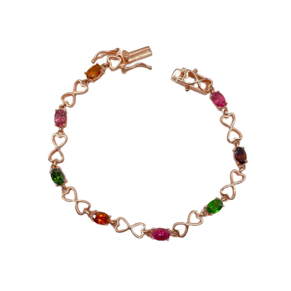 Multi Stone Tourmaline Bracelet