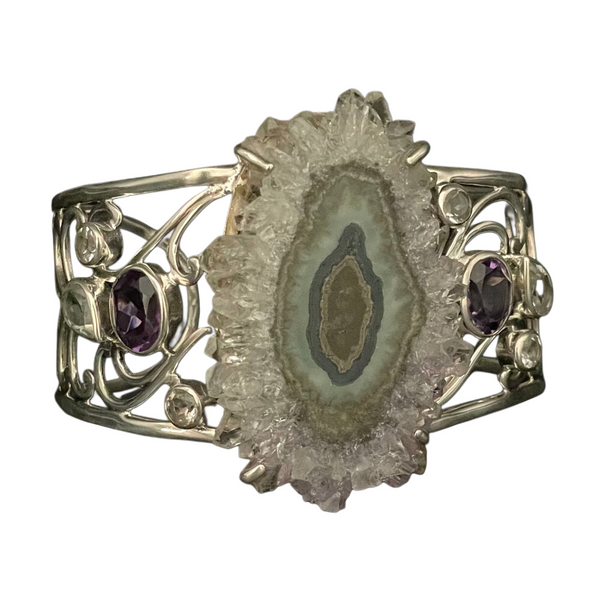 Amethyst Cuff Bracelet