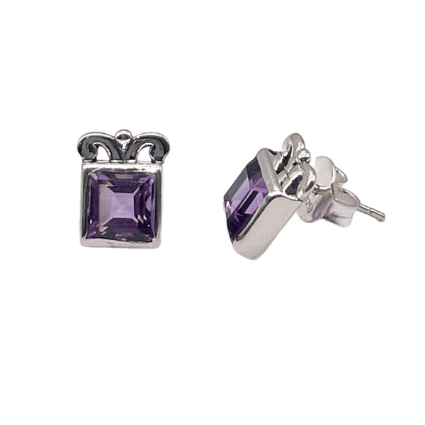 Amethyst Studs