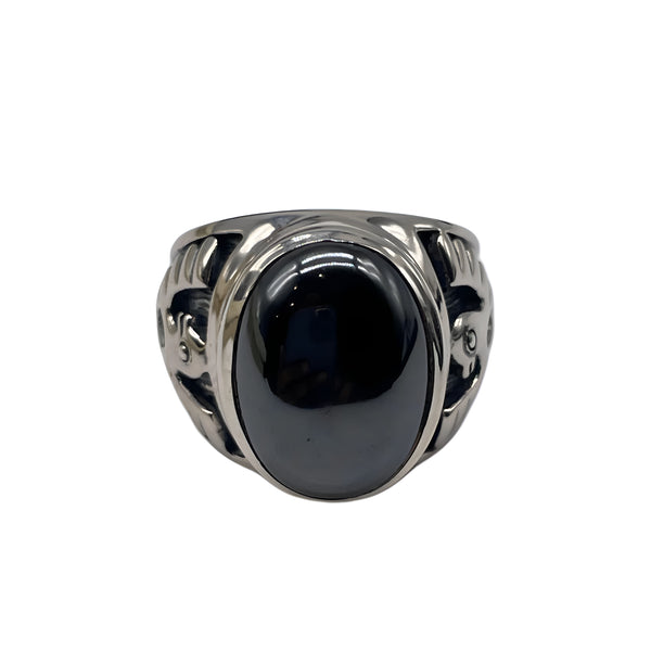 Men's Hematite Ring