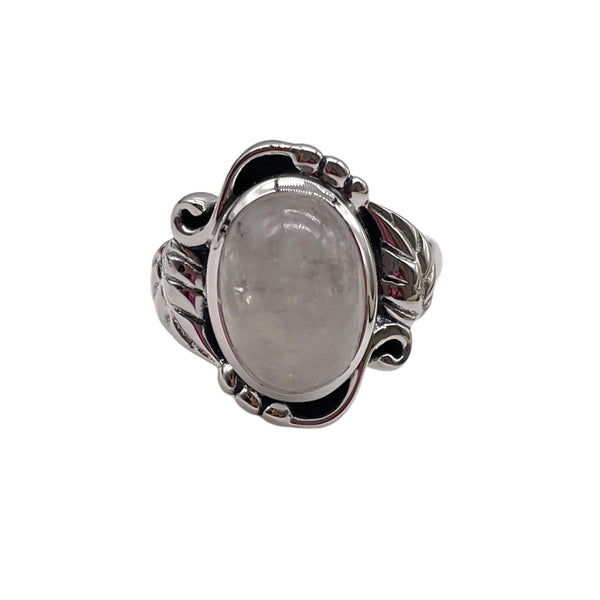 Rainbow Moonstone Ring