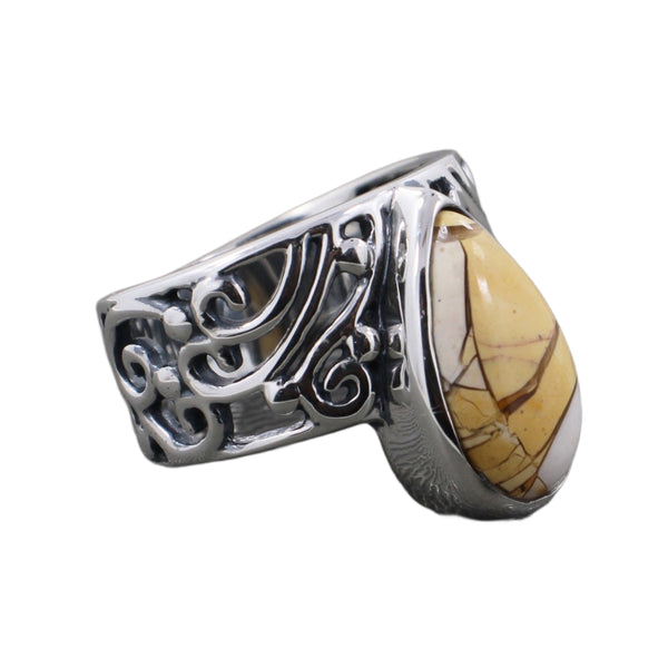 Brecciated MOOKITE RING