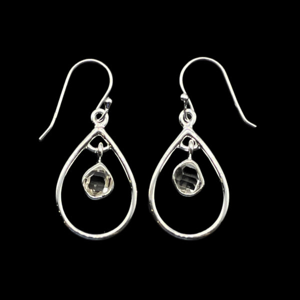 Herkimer Diamond Dangle Earrings