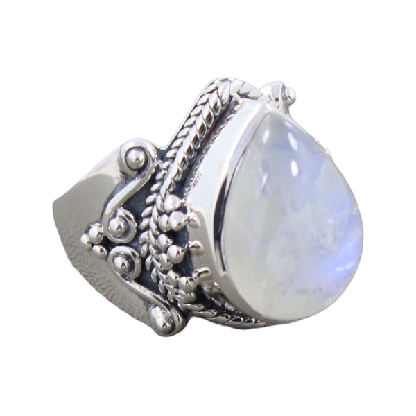 RAINBOW MOONSTONE RING