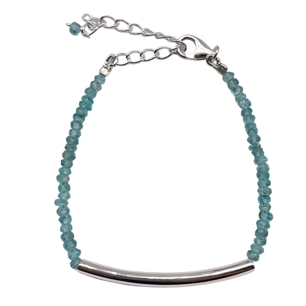 APATITE BEADED BRACELET