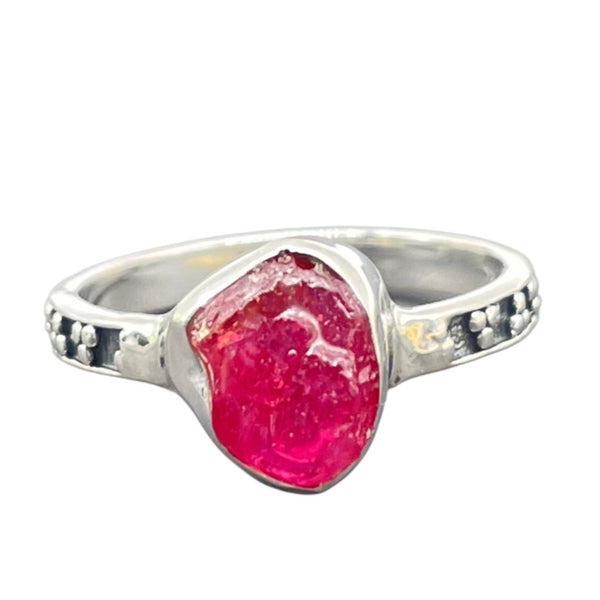 Ruby Rough Ring