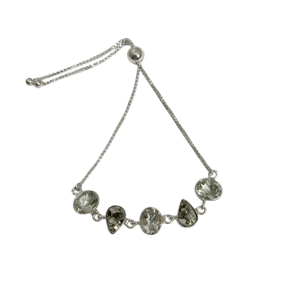 Green Amethyst Bolo Bracelet