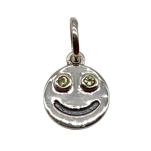Peridot Smiley Pendant