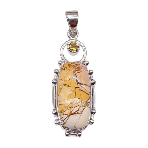 Brecciated Mookaite Pendant