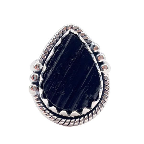 Black Tourmaline Ring