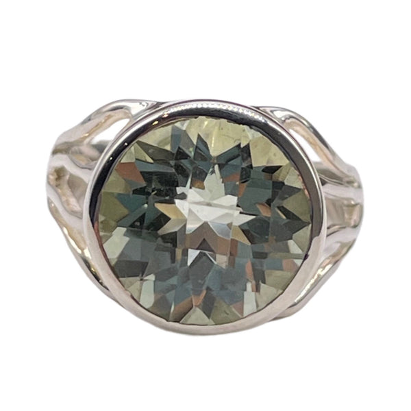 Green Amethyst Ring