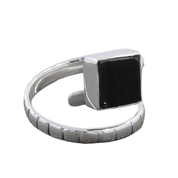 BLACK TOURMALINE RING