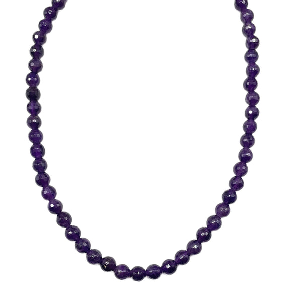 Amethyst Beaded Necklace