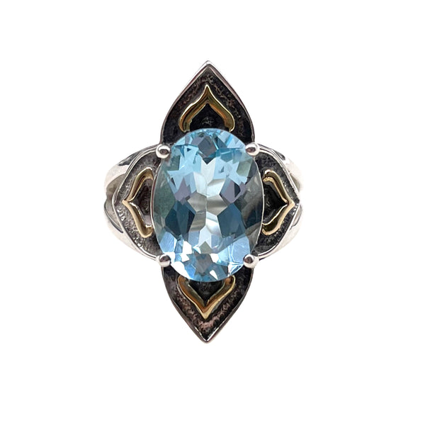 Blue Topaz Ring