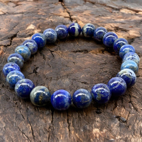 Lapis Stretch Bracelet 8mm