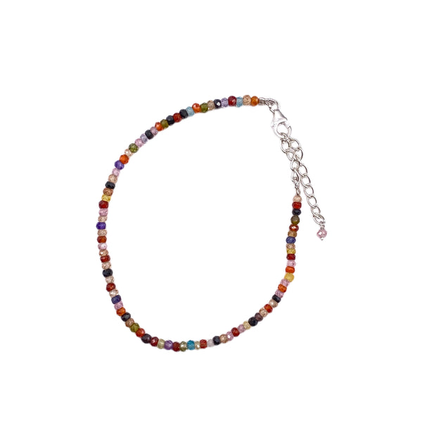 Multi Zircon Beaded Bracelet