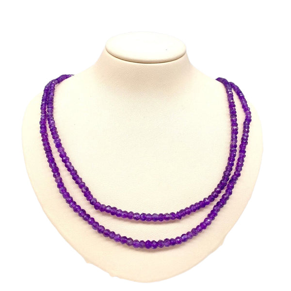 Amethyst Beaded Necklace