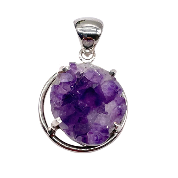 AMETHYST DRUSY PENDANT