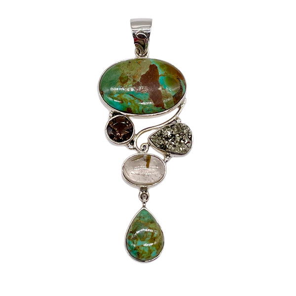 Boulder Turquoise Pendant
