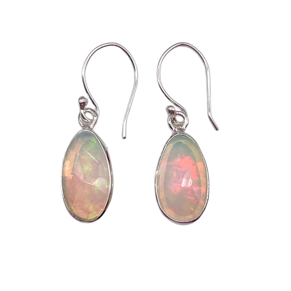 Ethiopian Opal Dangle Earrings