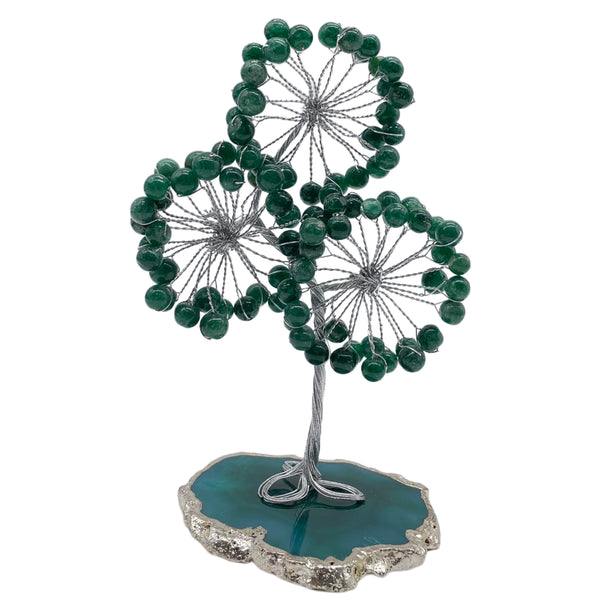 Green Quartz Gemstone Tree