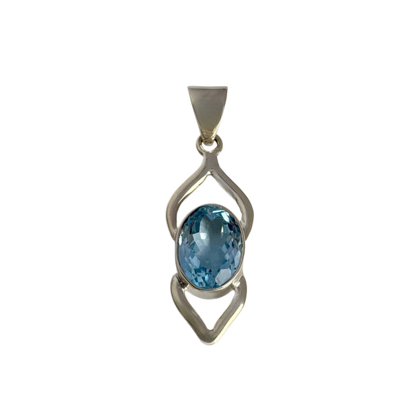 Blue Topaz Pendant