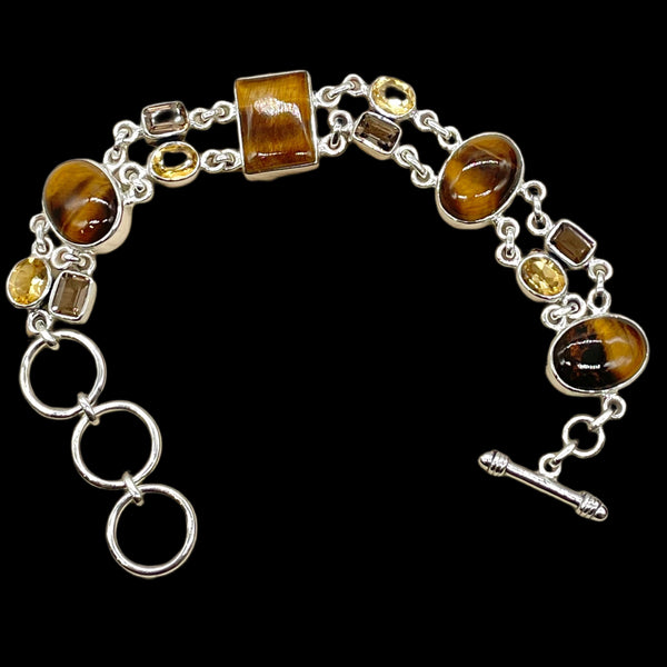 Tiger's Eye Designer Bracelet