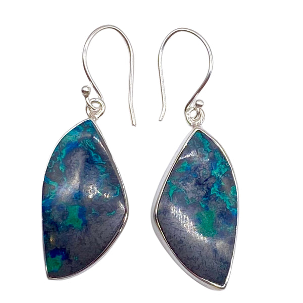 Shattuckite Earrings