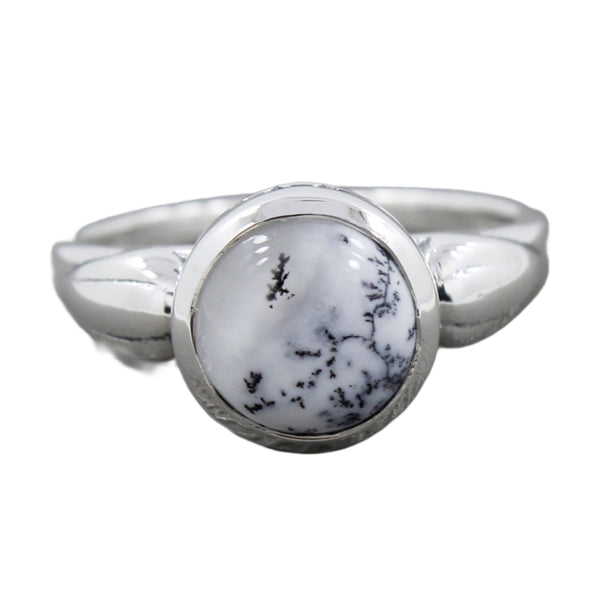 Dendritic Opal Ring