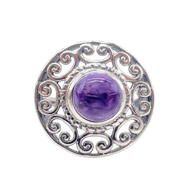 Charoite Ring