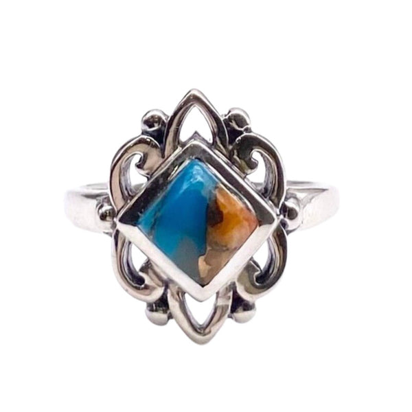 Turquoise Spiny Oyster Ring