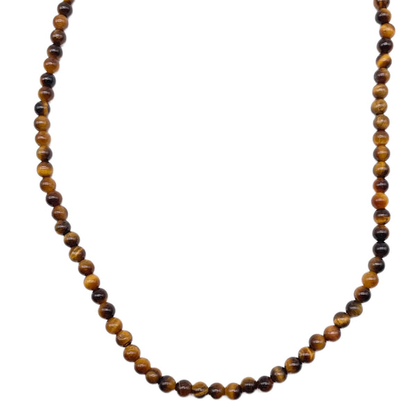 Tiger Eye Beaded Necklace