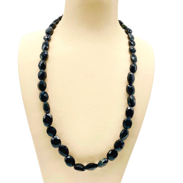 Chalcedony beaded necklace