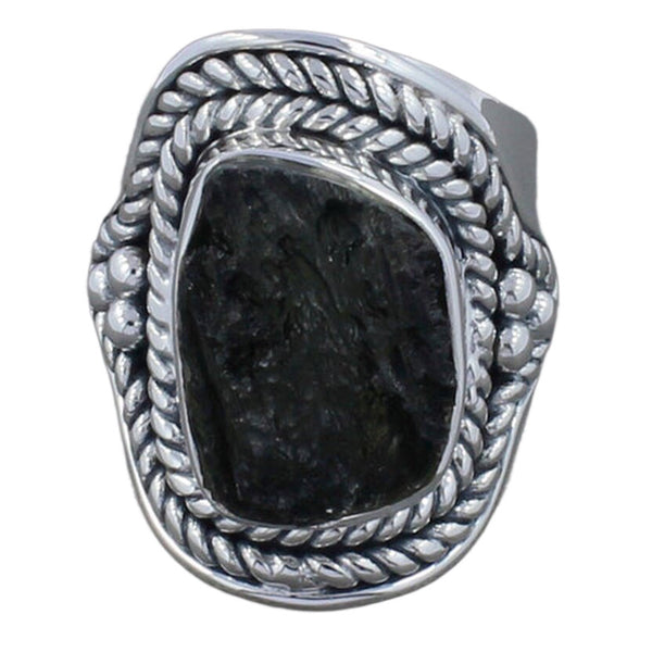 MOLDAVITE RING