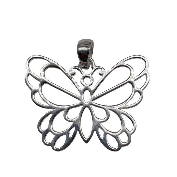 925 Silver Butterfly Pendant