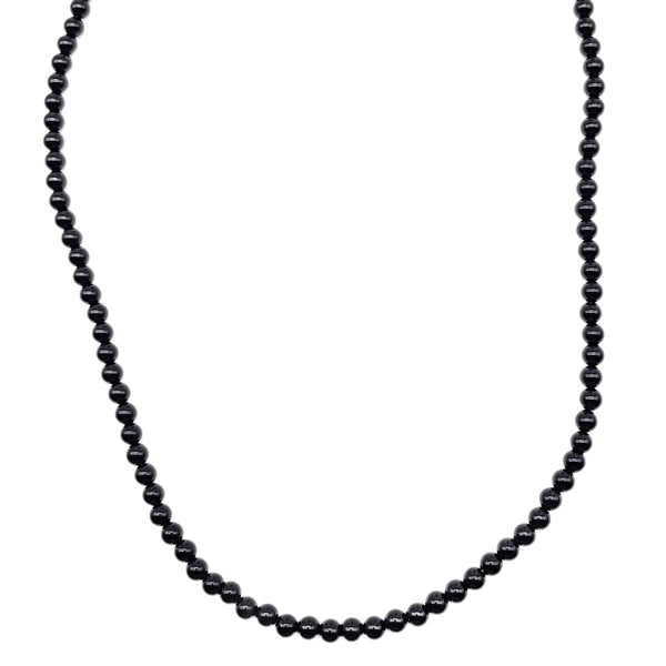 Black Onyx Beaded Necklace