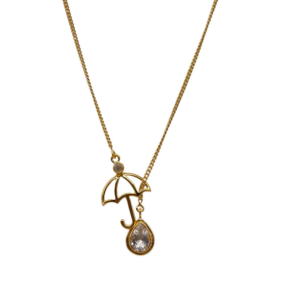 Gold Vermeil Umbrella Necklaces