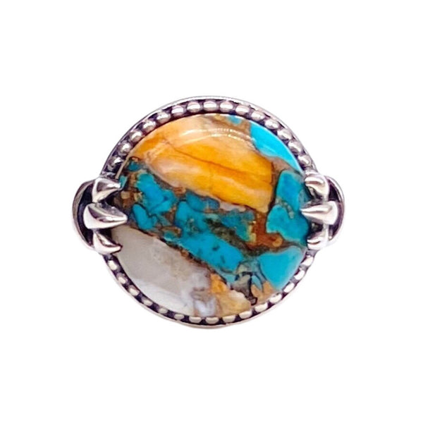 Turquoise Spiny Oyster Ring