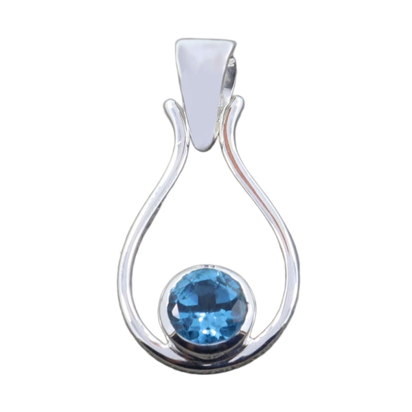 BLUE TOPAZ PENDANT