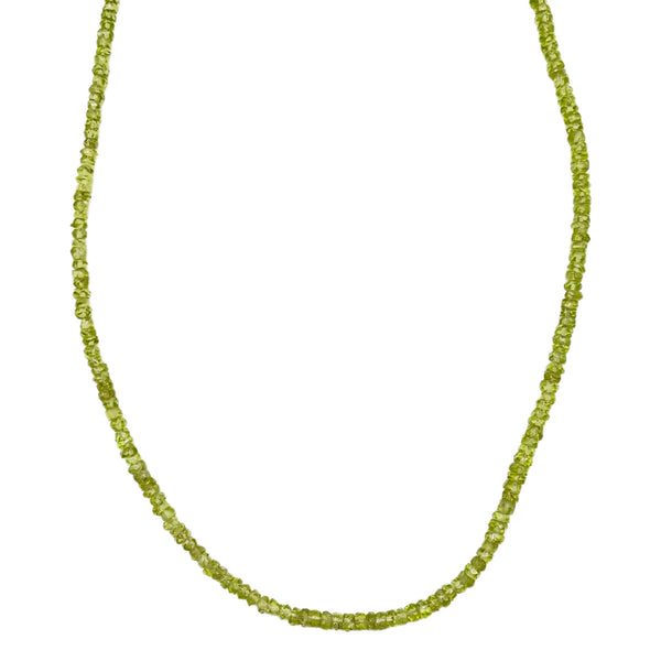 PERIDOT BEADED NECKLACE