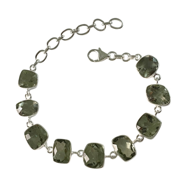 Green Amethyst Bracelet