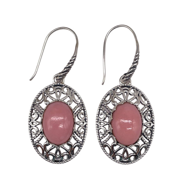 Pink Opal Earrings