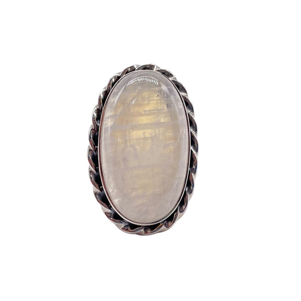 RAINBOW MOONSTONE RING