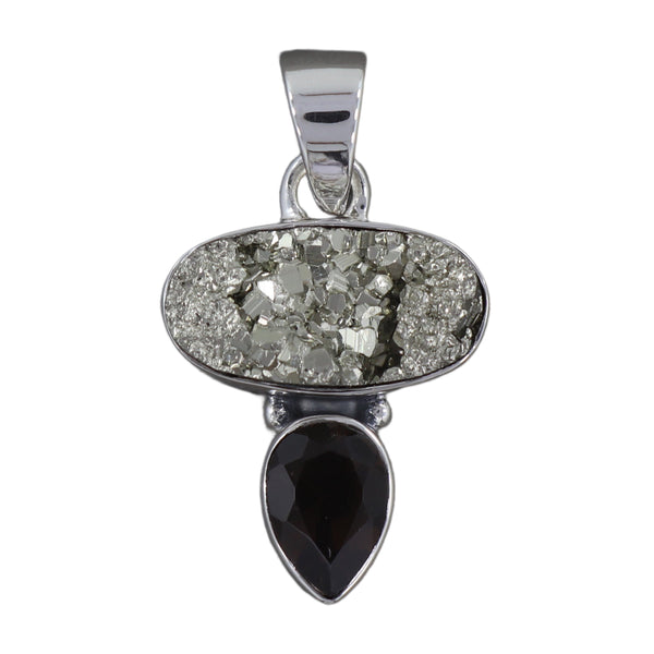 Pyrite Druzy Pendant