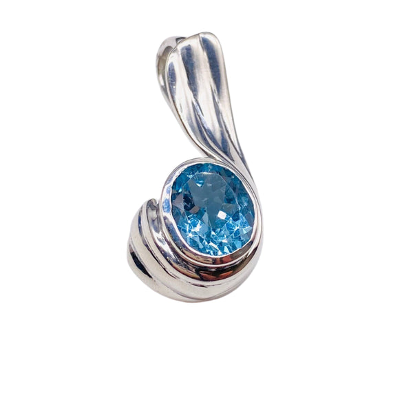 BLUE TOPAZ PENDANT